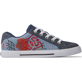 Chaussures Fille Chaussures de Skate DC Shoes over-the-knee Chelsea Bleu