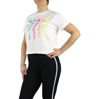 Vêtements Femme T-shirts manches courtes Champion 112682 Blanc