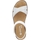Chaussures Femme Sandales et Nu-pieds Remonte Sandale Plate Cuir Odeon Blanc