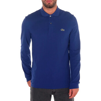 Vêtements Homme T-shirts manches longues Lacoste L1312 Bleu