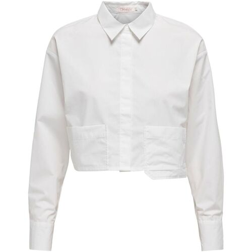 Vêtements Femme Chemises / Chemisiers Only 15314349 PAULA-BRIGHT WHITE Blanc