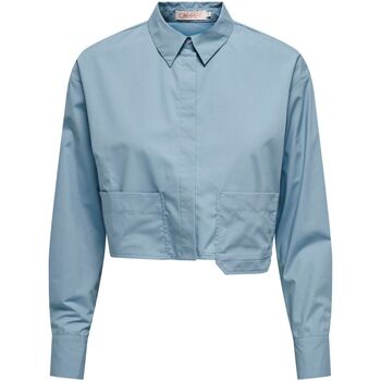 Vêtements Femme Chemises / Chemisiers Only 15314349 PAULA-MOUNTAIN SPRING Bleu