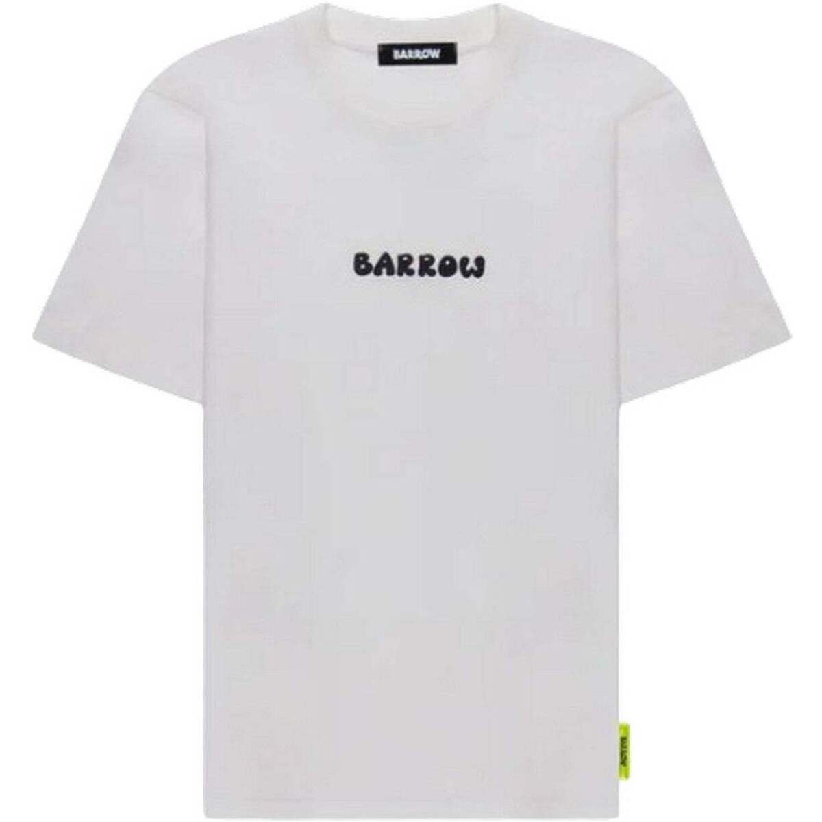 Vêtements Homme T-shirts manches courtes Barrow  Blanc