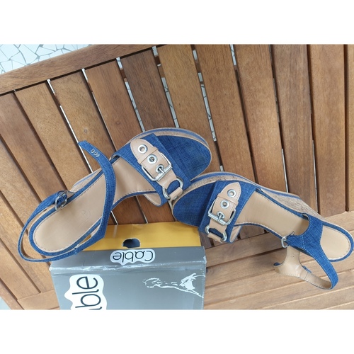 Chaussures Femme Sandales et Nu-pieds Cable Chaussures compensées Bleu