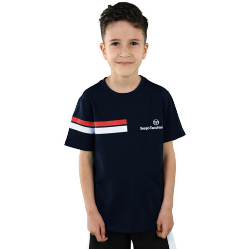Vêtements Enfant Viscose / Lyocell / Modal Sergio Tacchini T-shirt  Vatis Junior Bleu