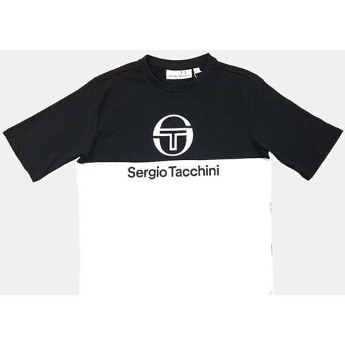 Vêtements Enfant T-shirts & footwear-accessories Polos Sergio Tacchini T-Shirt Enfant  BRAVE Noir