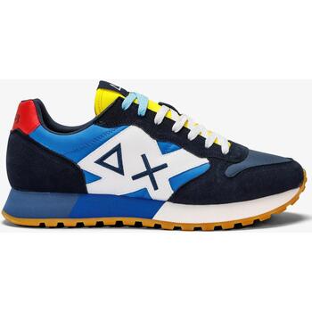 Chaussures Homme Baskets A19101 Sun68 S68UPE24-Z34112-blu Blanc