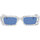 Montres & Bijoux Femme Lunettes de soleil Xlab TIMOR Lunettes de soleil, Marbre blanc/Bleu clair, 50 m Autres