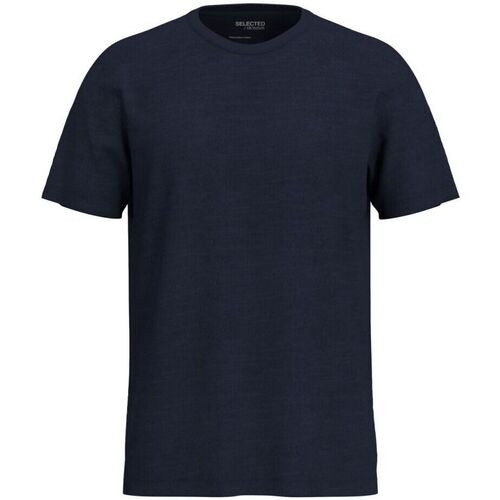 Vêtements Homme T-shirts & Polos Selected 16092508 ASPEN-NAVY BLAZER Bleu