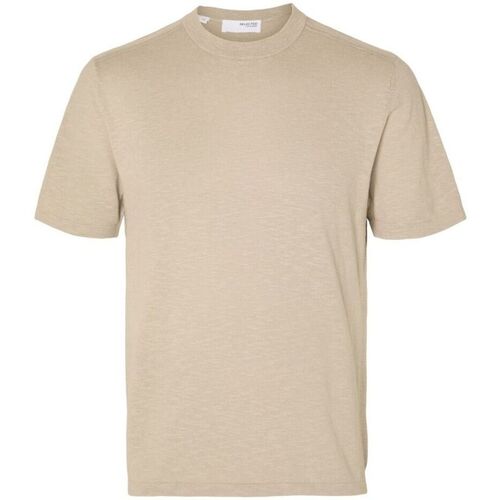 Vêtements Homme T-shirts & Polos Selected 16092505 BERG-PURE CASHMERE Beige