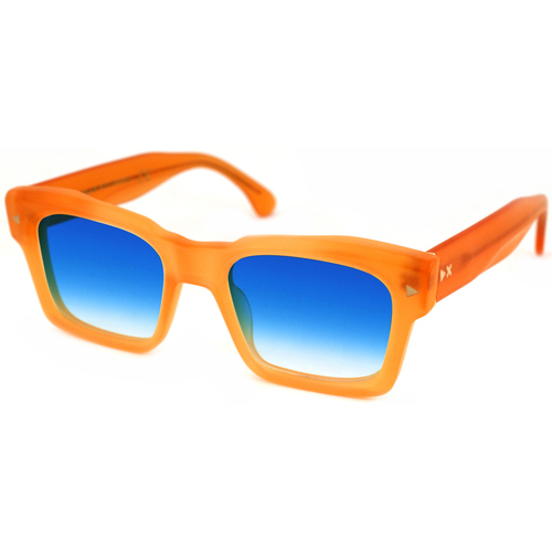 Montres & Bijoux Lunettes de soleil Xlab CAMPBELL Lunettes de soleil, Orange terne/Bleu clair, 51 mm Autres