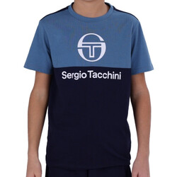 Vêtements Enfant T-shirts & Polos Sergio Tacchini T-SHIRT ENFANT  BRAVE BLEU MARINE ET BLEU Bleu
