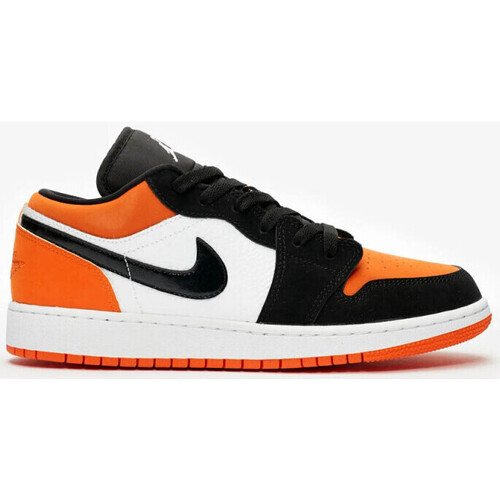 Chaussures Enfant Baskets mode dot Nike Baskets  Air Jordan 1 Low GS Shattered Backboard Orange