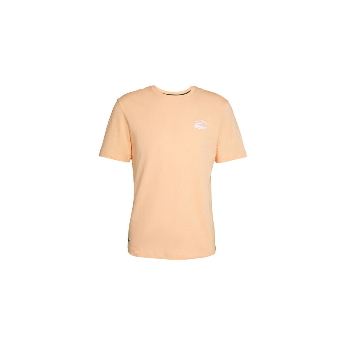 Vêtements Enfant T-shirts & Polos Lacoste T-SHIRT GARÇON  AVEC IMPRIMÉ EN JERSEY DE COTON ORANG Orange