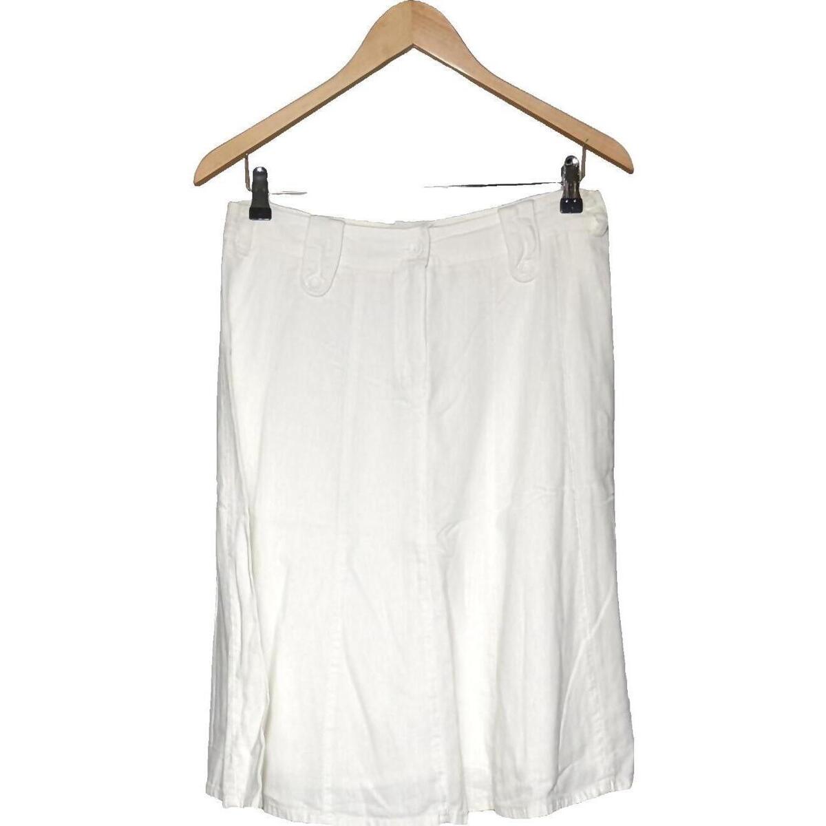 Vêtements Femme Jupes Burton jupe mi longue  40 - T3 - L Blanc Blanc