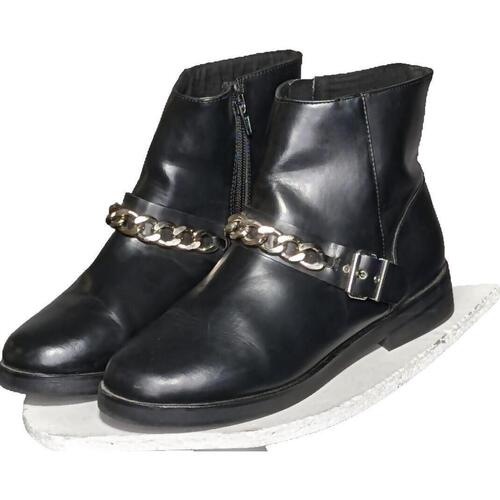 Chaussures Femme Bottes Zara paire de bottes  38 Noir Noir