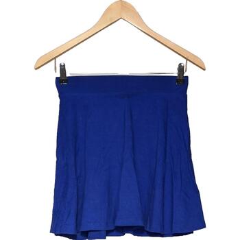 Vêtements Femme Jupes Pull And Bear jupe courte  38 - T2 - M Bleu Bleu