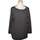 Vêtements Femme Sweatshirt With Flower Embroidery H&M top manches longues  40 - T3 - L Noir Noir