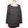 Vêtements Femme T-shirt Bookcover Black H&M top manches longues  40 - T3 - L Noir Noir