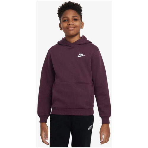 Vêtements Enfant Sweats Nike Nike Air soles are composed of at least 50% recycled manufacturing waste Club Flc Hdy Lbr Rouge