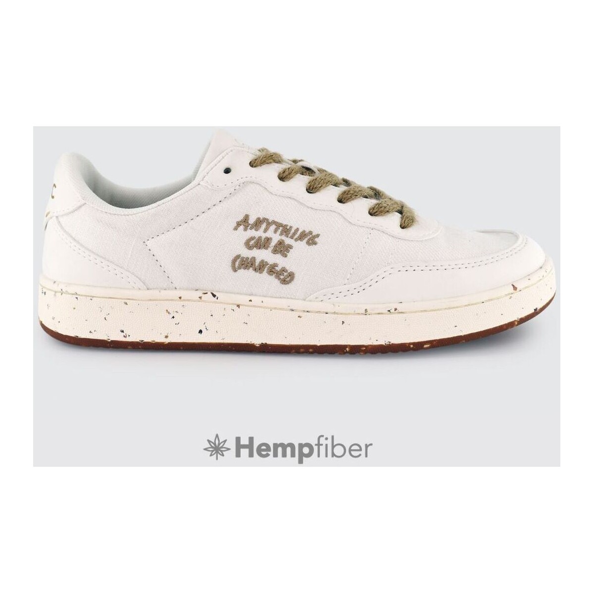 Chaussures Baskets mode Acbc SHEH HEMP - EVERGREEN HEMP-200 WHITE Blanc