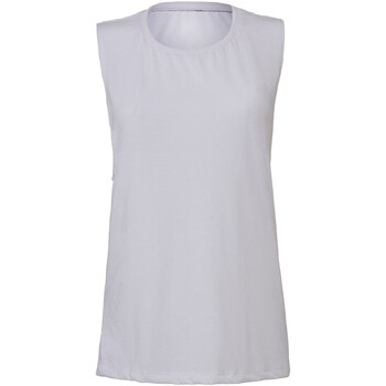 Vêtements Femme Débardeurs / T-shirts sans manche Bella + Canvas Flowy Blanc