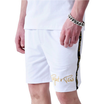 Vêtements Homme striped Shorts / Bermudas Project X Paris Short homme blanc  paris 2440095-W Blanc