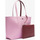 Sacs Femme Cabas / Sacs shopping Lacoste Sac cabas réversible bicolore  NF2142AA Rose