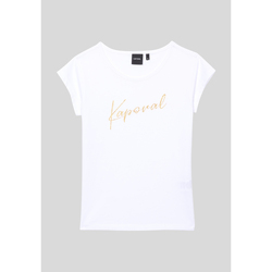 Vêtements Fille T-shirts & Polos Kaporal TIMEA Blanc