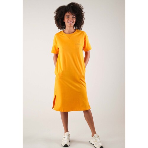 Vêtements Femme Robes courtes Deeluxe Robe IXABEL Orange