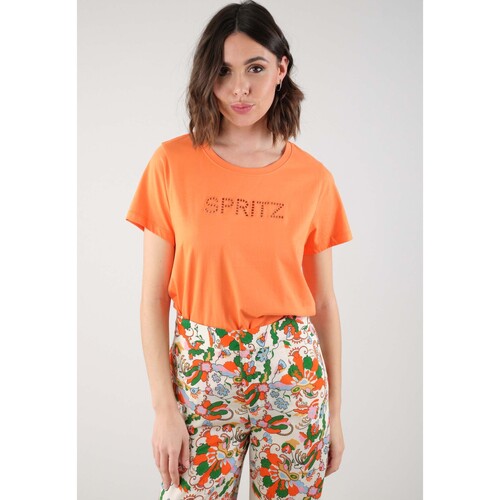 Vêtements Femme T-shirts & Polos Deeluxe T-Shirt SPRITZI Orange