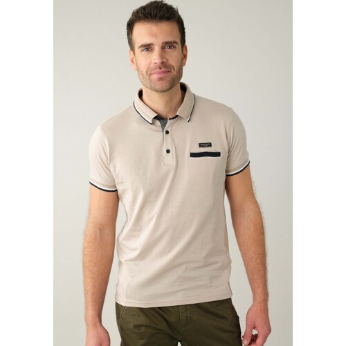 Vêtements Homme Long Sleeve Cricket Polo Shirt Mens Deeluxe Polo DREXLER Beige