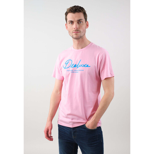Vêtements Homme T-shirts & Polos Deeluxe T-Shirt LATTE Rose
