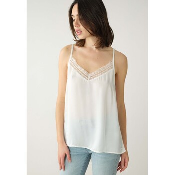 Vêtements Femme Poils / Plumes Deeluxe T-Shirt COURTNEY Blanc