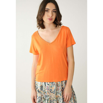 Vêtements Femme T-shirts & Polos Deeluxe T-Shirt CASA Orange