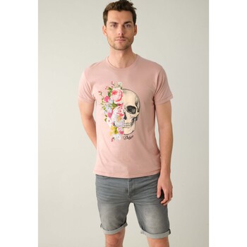 Vêtements Homme Malles / coffres de rangements Deeluxe T-Shirt SPIKE Rose