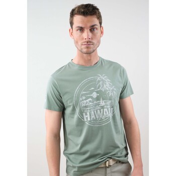 Vêtements Homme T-shirts & Polos Deeluxe T-Shirt MAHALO Vert