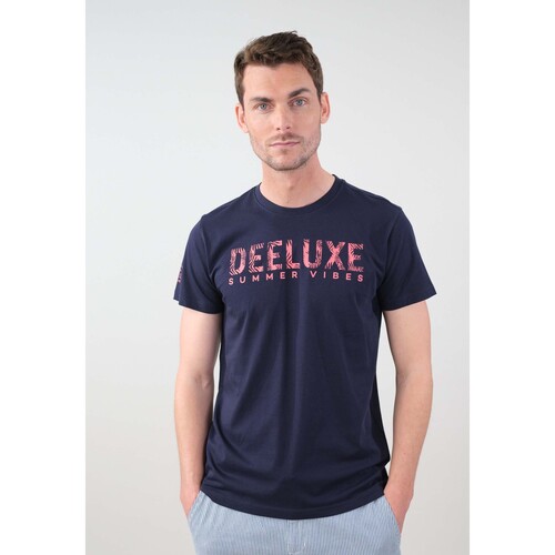 Vêtements Homme Malles / coffres de rangements Deeluxe T-Shirt ACLE Bleu