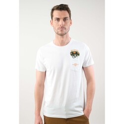 Vêtements Homme T-shirts & Polos Deeluxe T-Shirt MAHINA Blanc