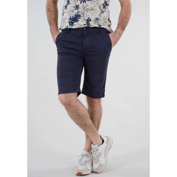 Vêtements Homme Shorts Mom / Bermudas Deeluxe Short VARTY Bleu