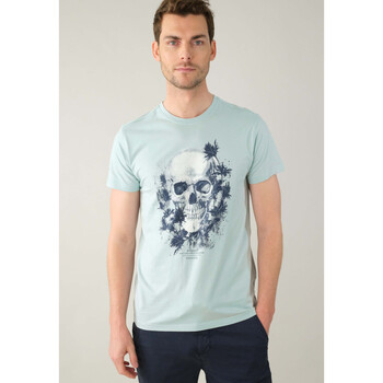 Vêtements Homme T-shirts & Polos Deeluxe T-Shirt THISTLE Bleu