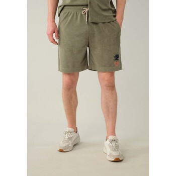 Vêtements Homme Shorts Mom / Bermudas Deeluxe Short NARCIS Vert