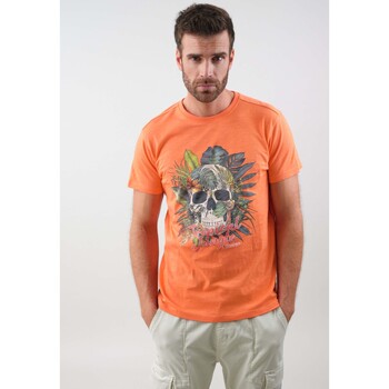 Vêtements Homme T-shirts & Polos Deeluxe T-Shirt HAWAIKI Orange