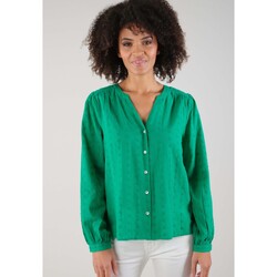 Vêtements Femme Chemises / Chemisiers Deeluxe Chemise EVANIE Vert