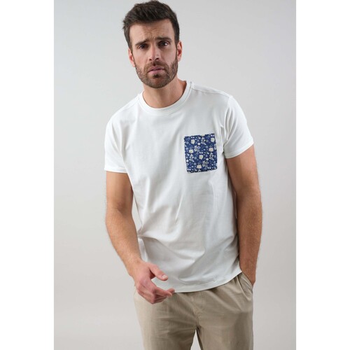 Vêtements Homme T-shirts & Polos Deeluxe T-Shirt PESQUERO Blanc