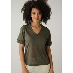 Vêtements Femme T-shirts & Polos Deeluxe T-Shirt DJALIA Vert