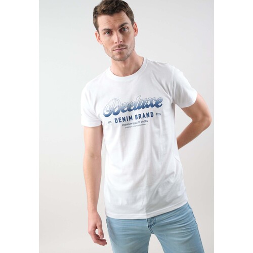 Vêtements Homme Mules / Sabots Deeluxe T-Shirt EVERYDAY Blanc