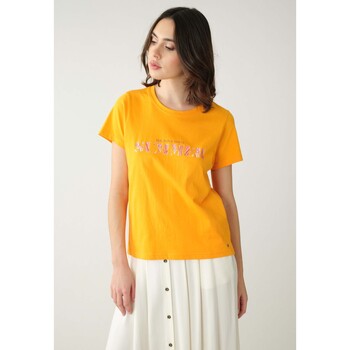 Vêtements Femme En vous inscrivant vous bénéficierez de tous nos bons plans en exclusivité Deeluxe T-Shirt SUNNIE Orange
