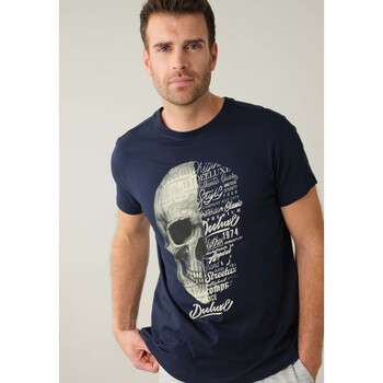 Vêtements Homme T-shirts & Polos Deeluxe T-Shirt VEGAS Bleu