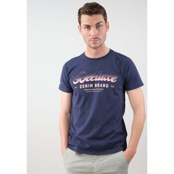 Vêtements Homme Mules / Sabots Deeluxe T-Shirt EVERYDAY Bleu
